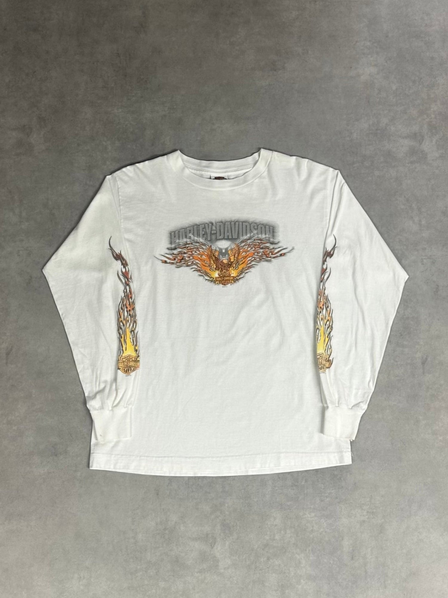 00's HARLEY DAVIDSON「eagle」ハーレーロングTシャツ