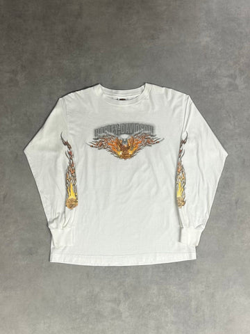 00's HARLEY DAVIDSON「eagle」ハーレーロングTシャツ