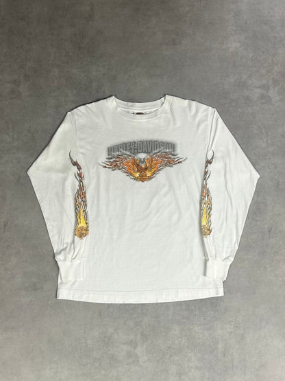 00's HARLEY DAVIDSON「eagle」ハーレーロングTシャツ