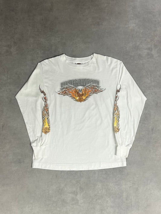 00's HARLEY DAVIDSON「eagle」ハーレーロングTシャツ