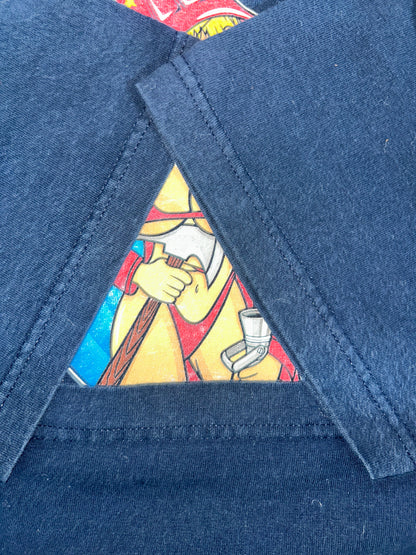 00's HOOK-UPS「Fire fighter」グラフィックTシャツ