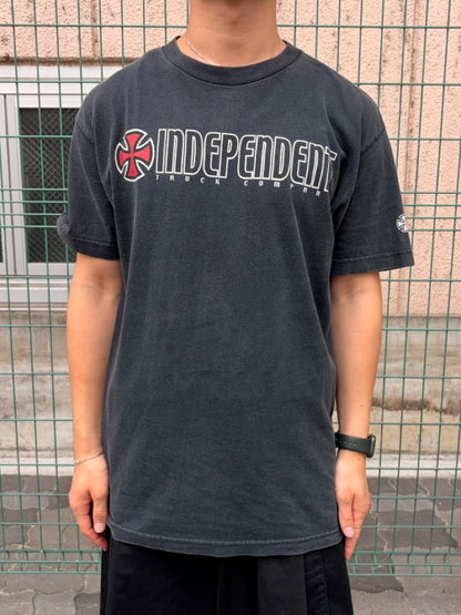 90's INDEPENDENT「Bar Logo」スケートTシャツ