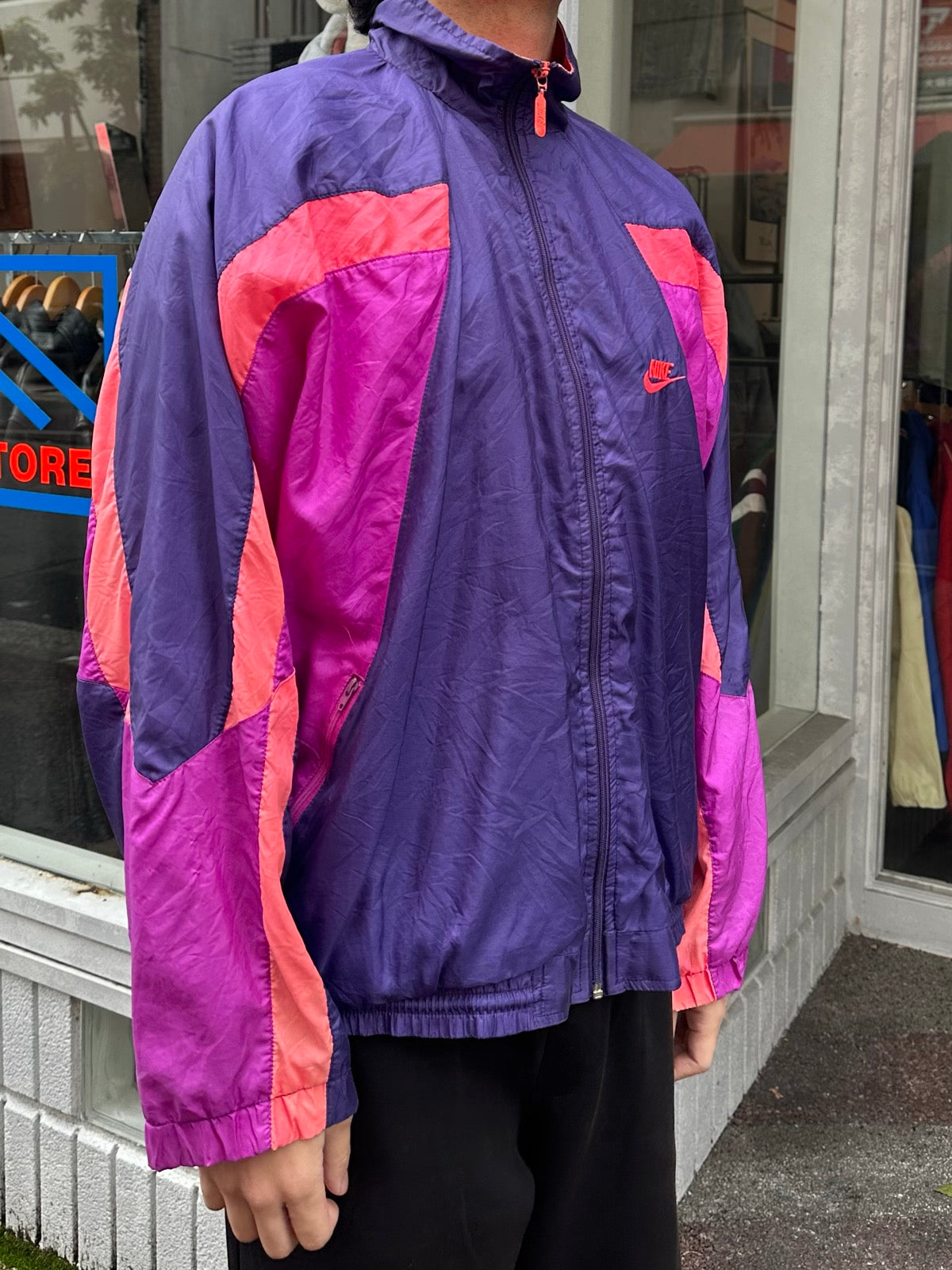 90's NIKE「silver tag」ナイロンジャケット