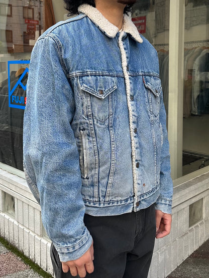 80's LEVI’S「71608-0216」USA製 デニムボアジャケット