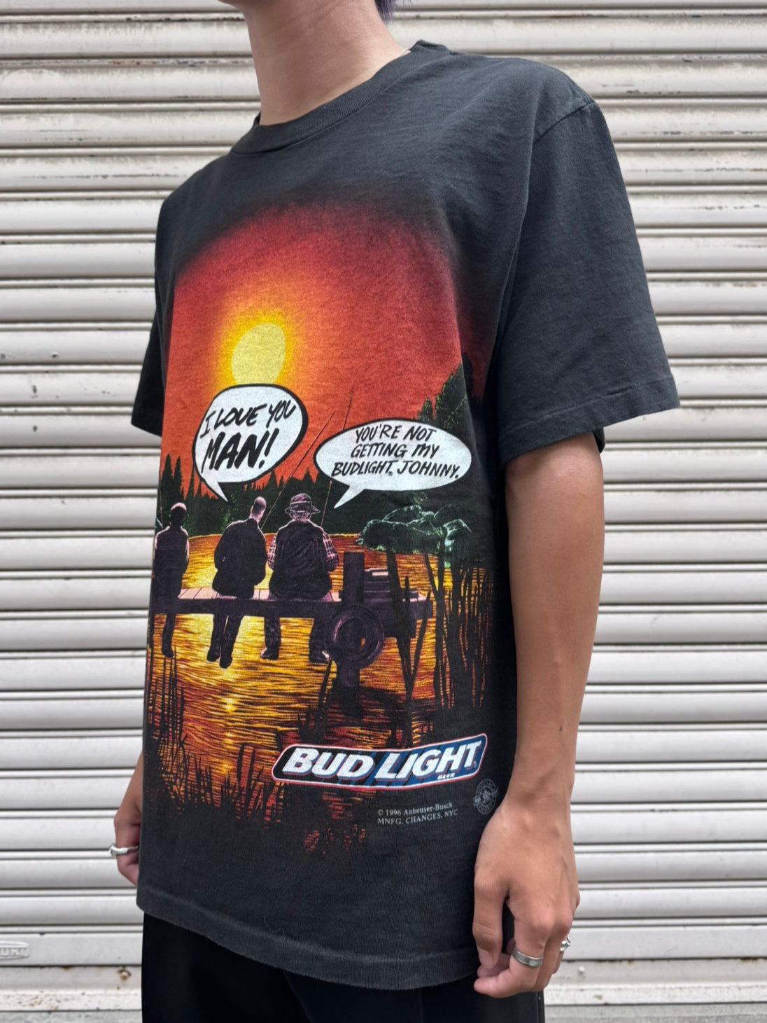 90's BUDLIGHT BEER「I LOVE YOU MAN!」企業Tシャツ