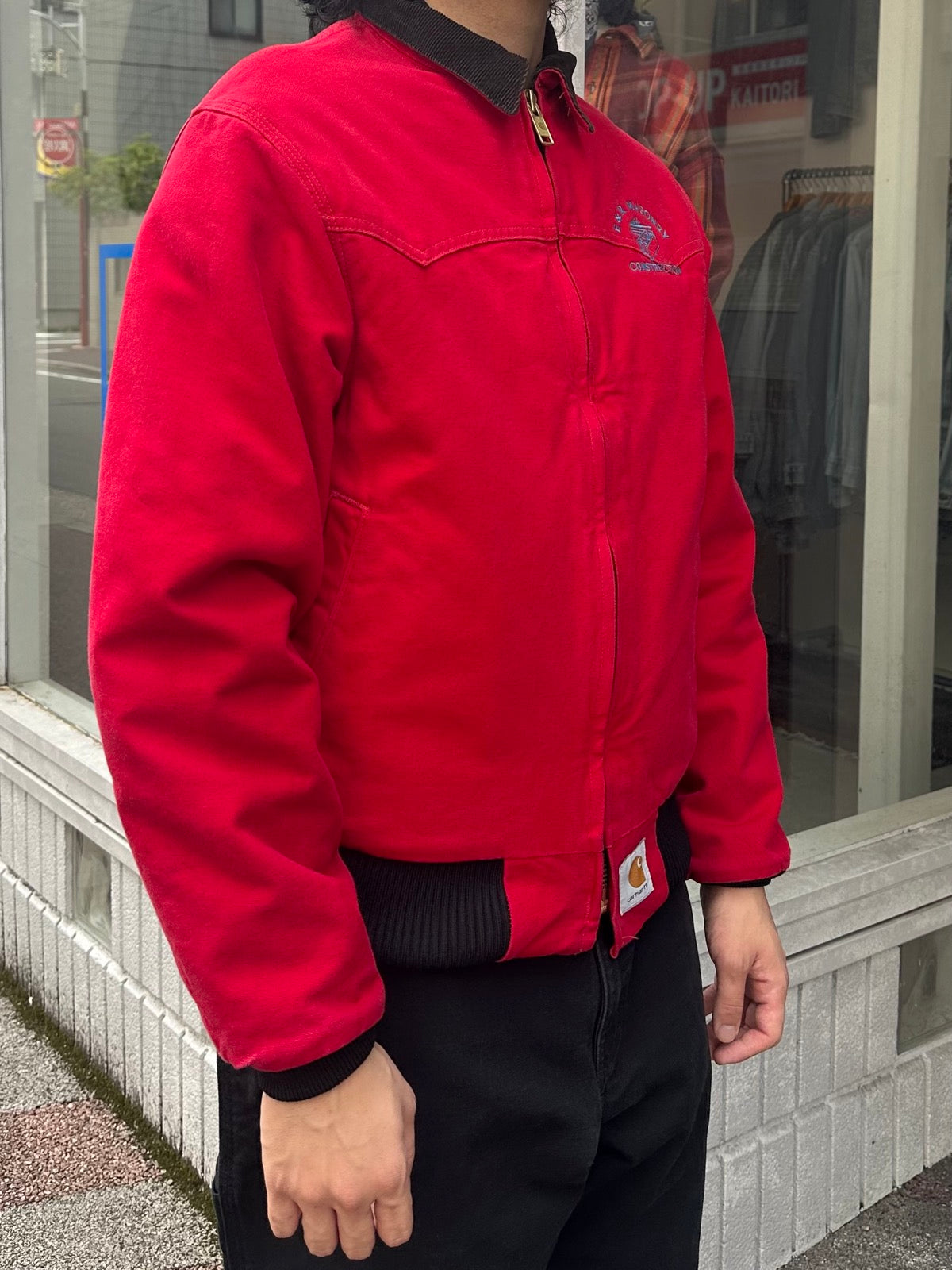 80's CARHARTT「J13 RED」サンタフェジャケット