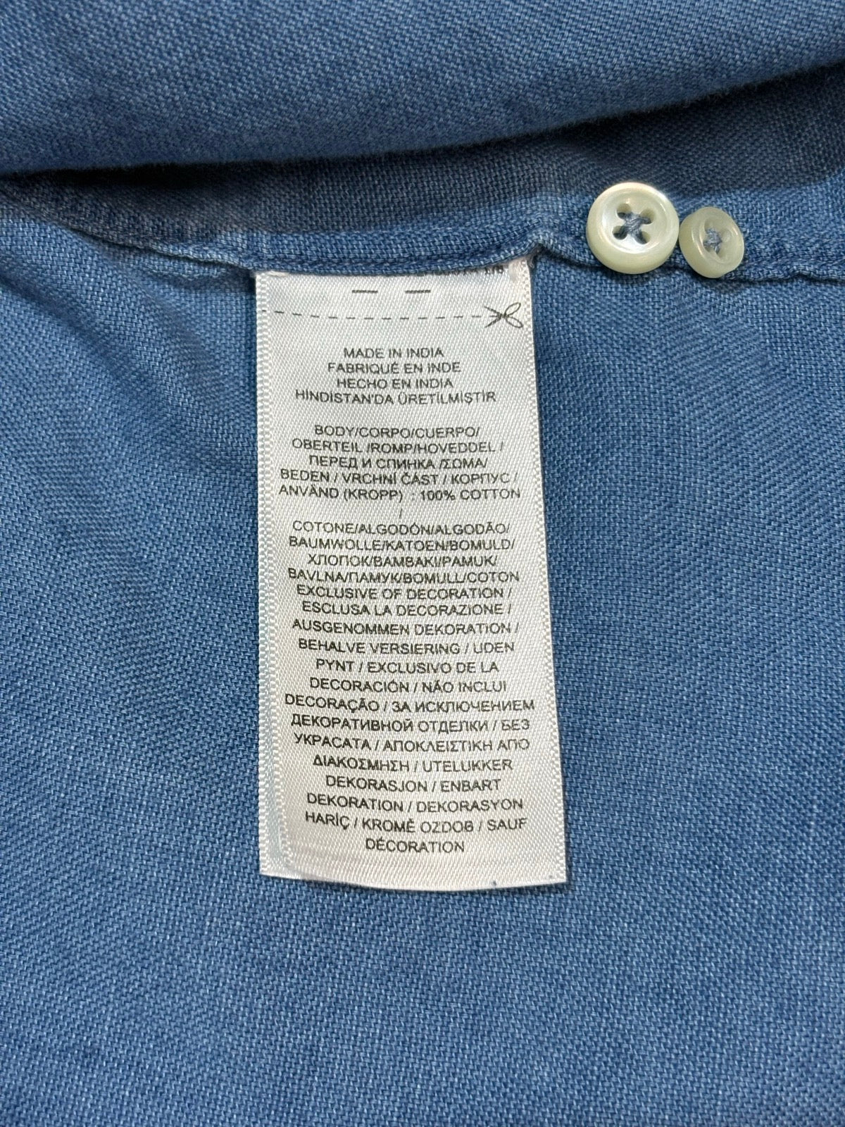 RALPH LAUREN「CLASSIC FIT INDIGO」ボタンダウンシャツ