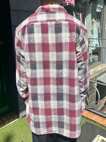 90's 「Hand Made by Nettie Jird」ネルシャツ