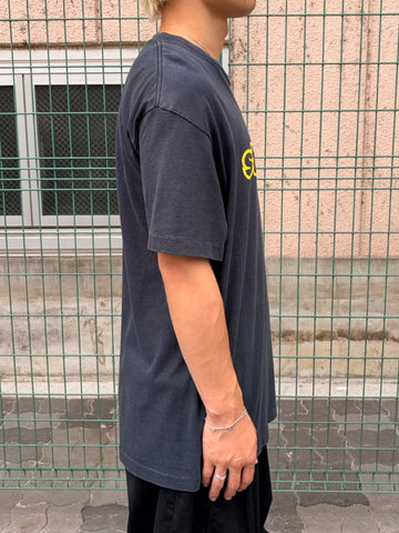 90's STUSSY「銀タグ」USA製 ロゴTシャツ