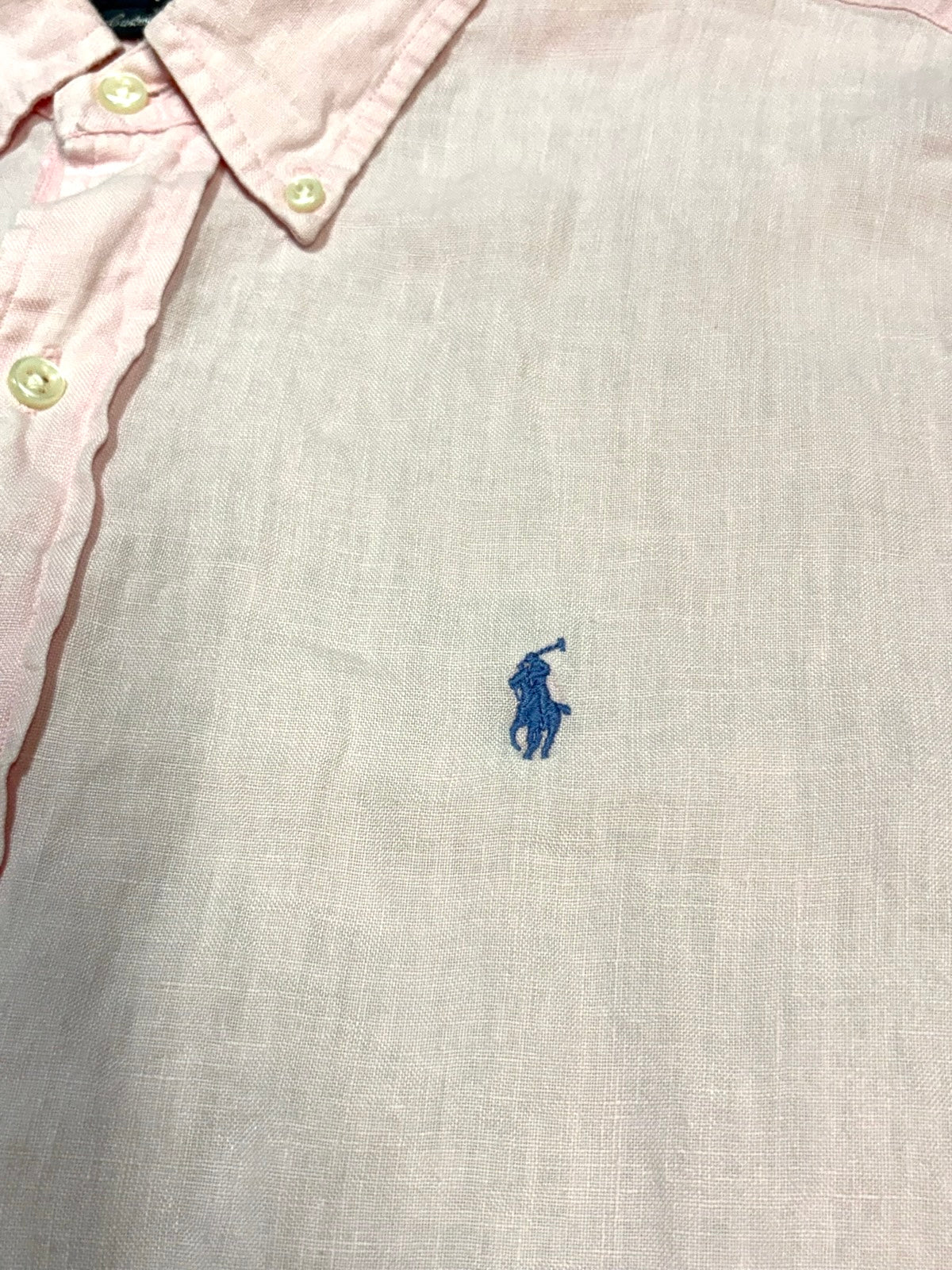 RALPH LAUREN「Custom Fit」リネンシャツ