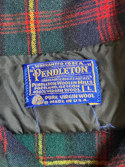 70's PENDLETON USA製 ウールチェックシャツ