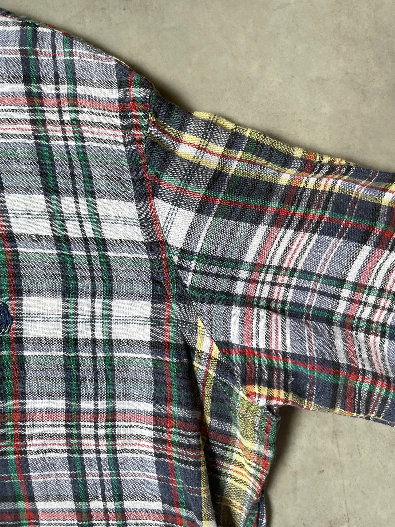 00's RALPH LAUREN「CUSTOM FIT」長袖チェックシャツ