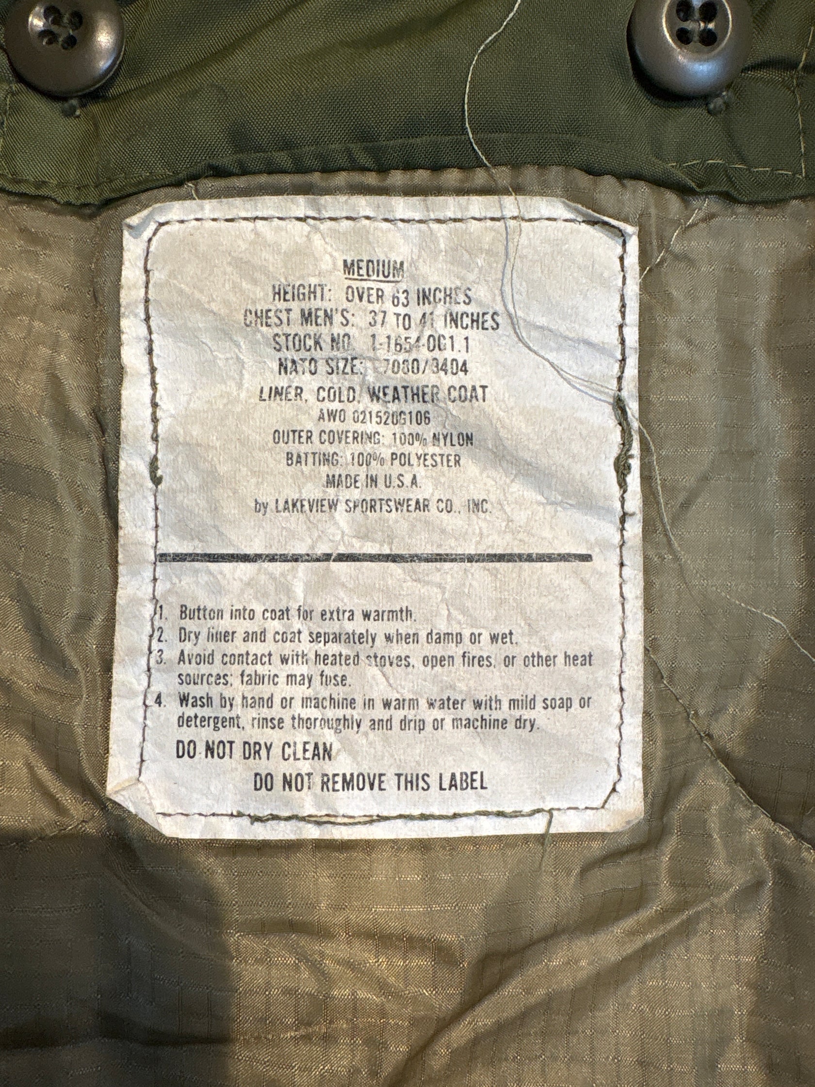 80’s U.S.ARMY「M-65」3rd フィールドジャケット