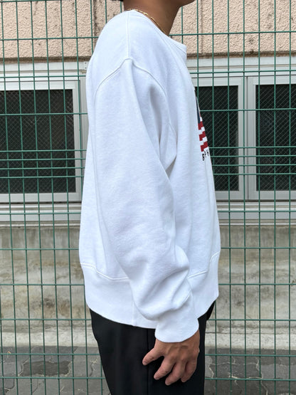 00's RALPH LAUREN「POLO JEANS CO.」星条旗　ロゴスウェット