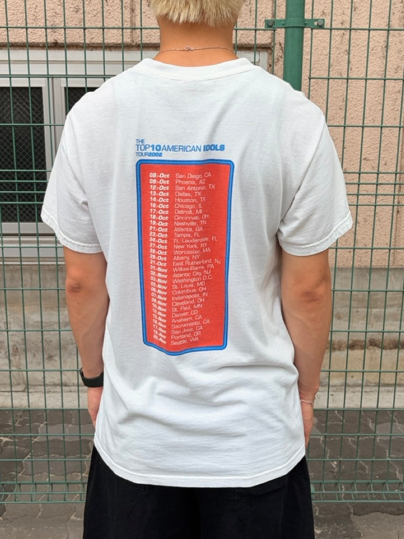 00's AMERICAN IDOLE「TOP 10」ツアーTシャツ