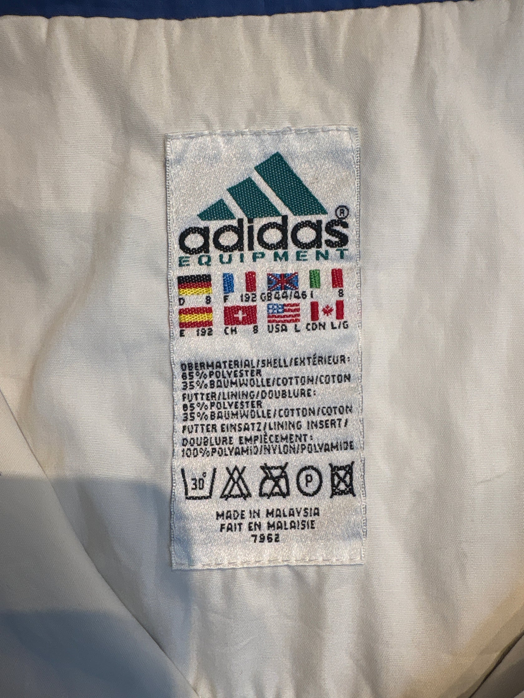 90's adidas「EQUIPMENT」トラックジャケット