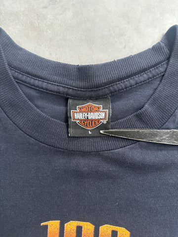 00's HARLEY-DAVIDSON「100YEARS」ハーレーダビッドソンTシャツ