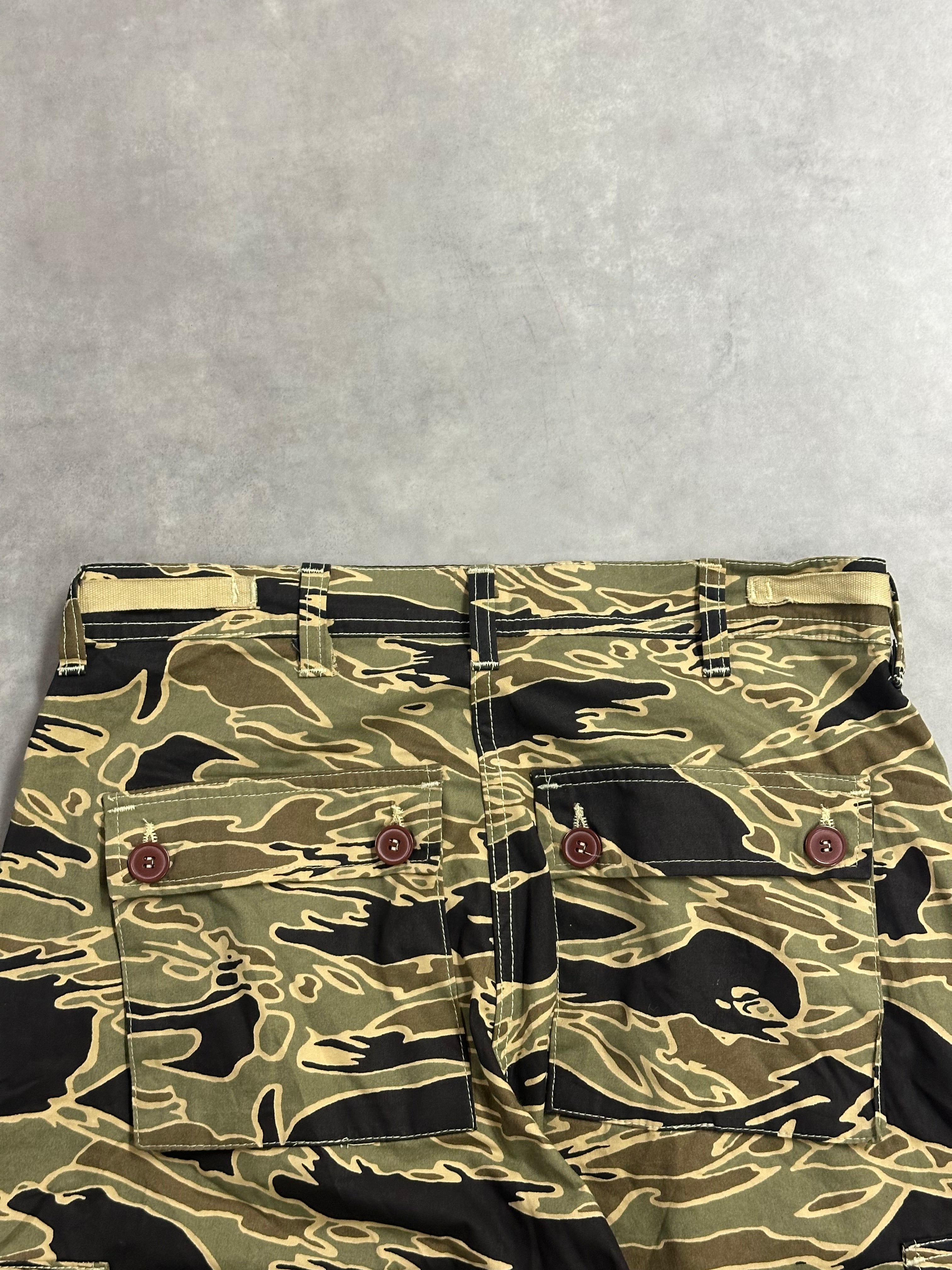 00's GOLD TIGER STRIPE TROUSER「Reissue」カーゴパンツ – FUJI STORE