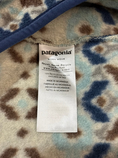 10's PATAGONIA Synchilla Snap-T「ツンドラクラスター柄」フリースプルオーバー