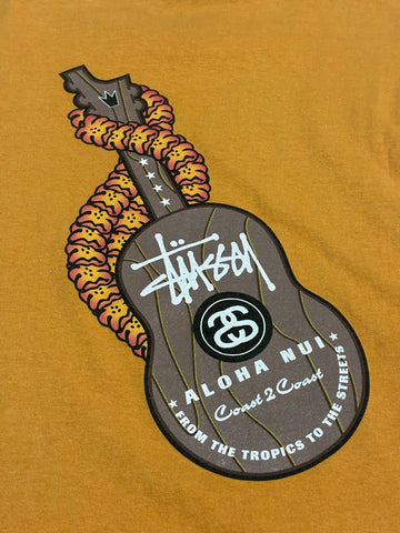 90's STUSSY「Aloha Nui」USA製 スケートTシャツ