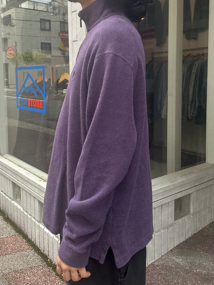 90's RALPH LAUREN ハーフジップニット　