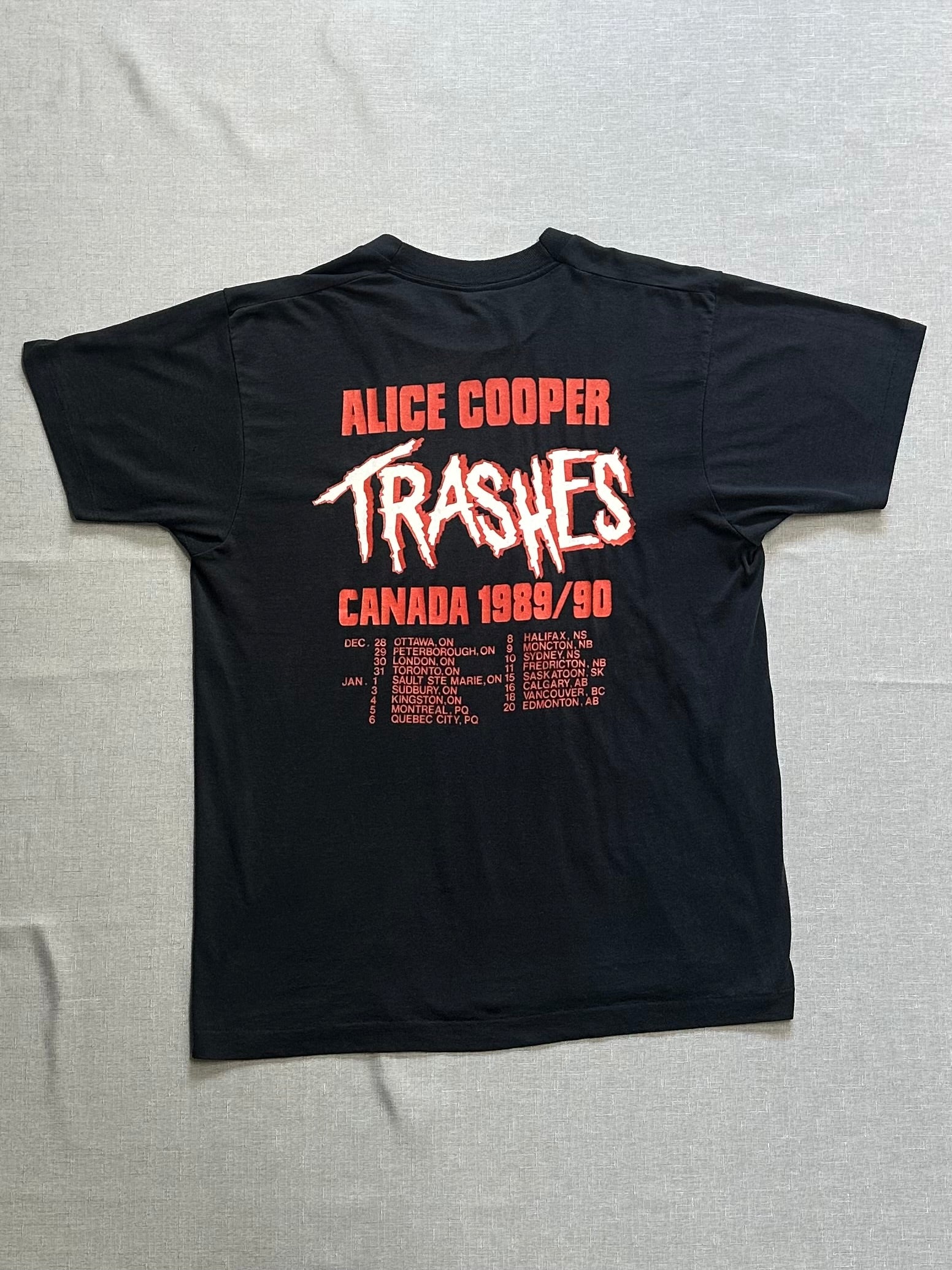 90's ALICE COOPER「Trash Tour」バンドTシャツ