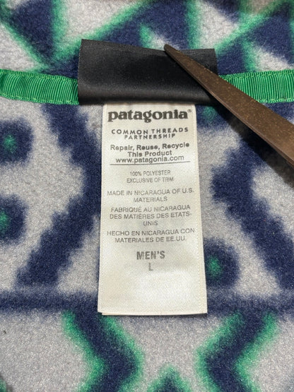 10's PATAGONIA Synchilla Snap-T「モンタナシエテ柄」フリースプルオーバー