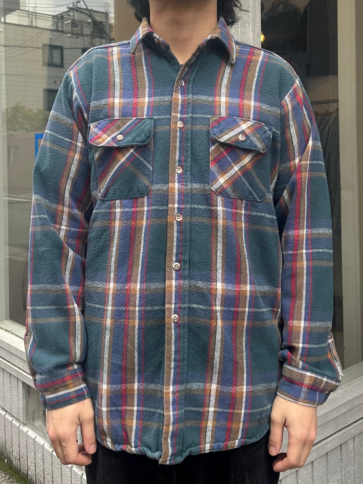 90's FIVE BROTHER USA製 ネルシャツ