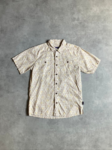 20's PATAGONIA「Back Step Shirt」総柄シャツ