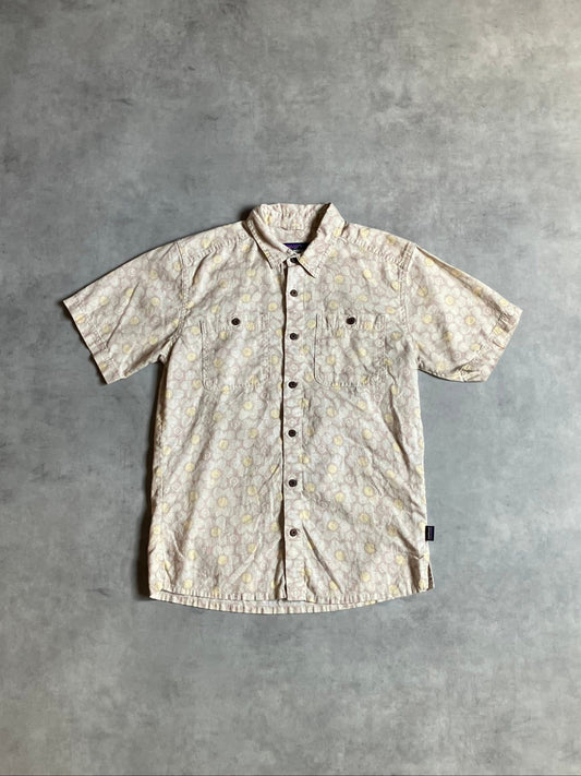 20's PATAGONIA「Back Step Shirt」総柄シャツ