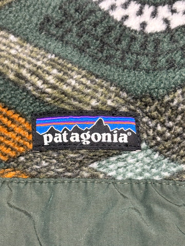 10's PATAGONIA Synchilla Snap-T「スロウフット柄」フリースプルオーバー
