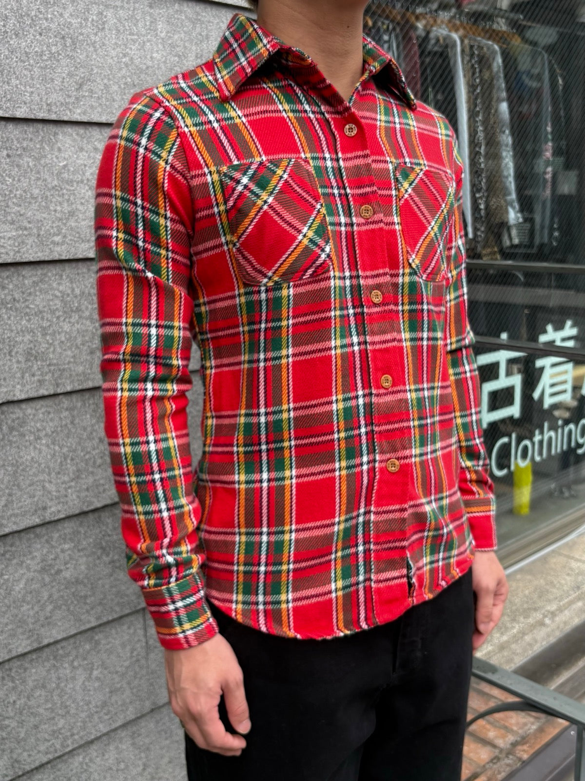 70's「BIG MAC」ネルシャツ