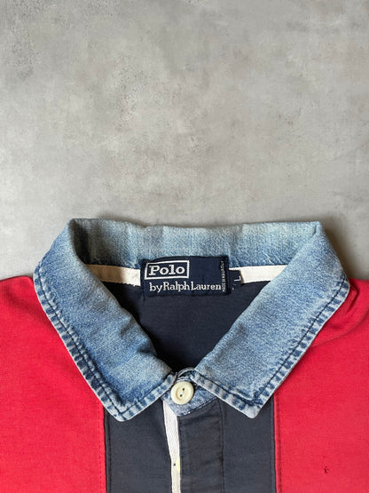 90's POLO RALPH LAUREN ラグビーシャツ