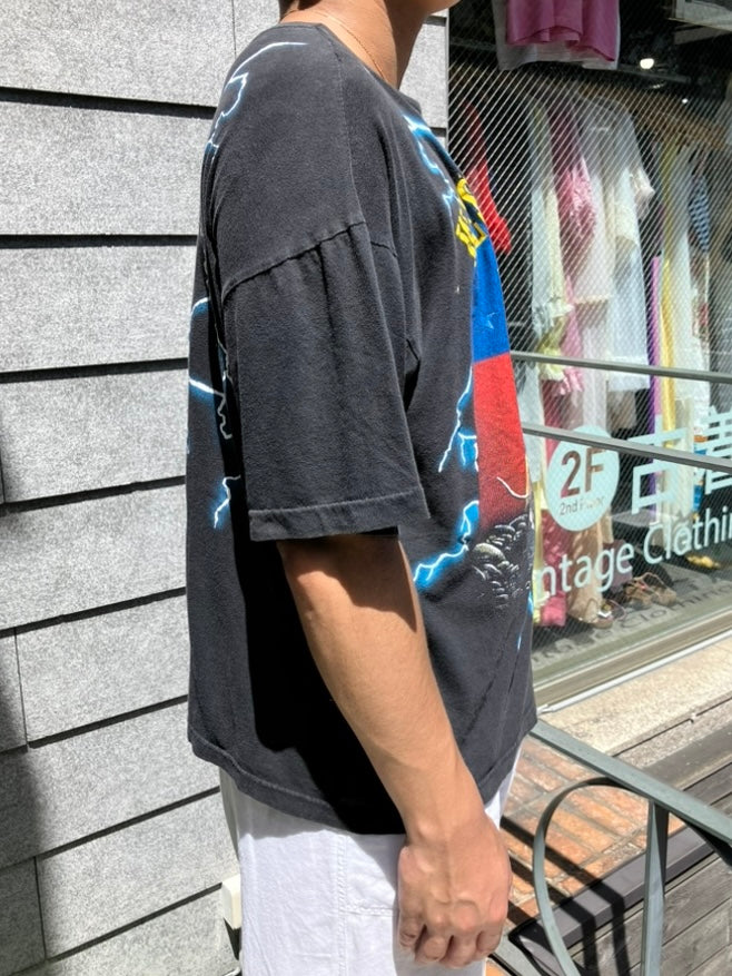90's「WESTERN HERITAGE AMERICAN THUNDER」グラフィックTシャツ