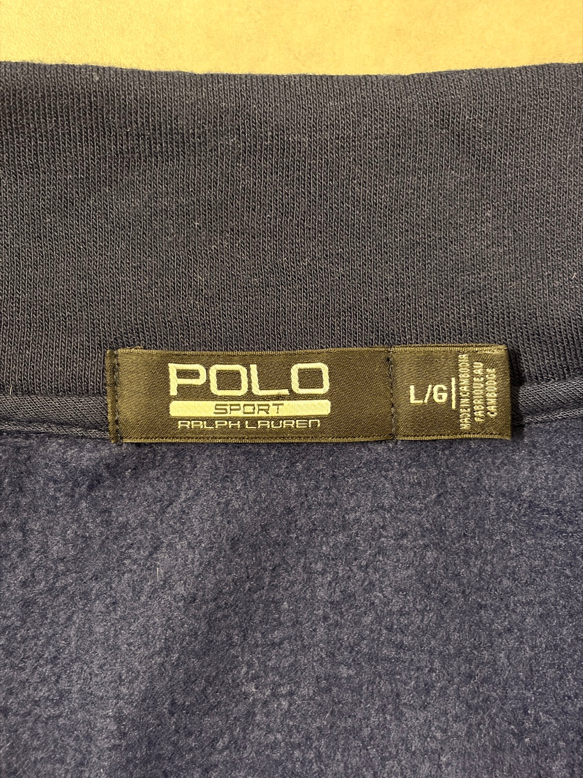 RALPH LAUREN「POLO SPORT」ハーフジップスウェット
