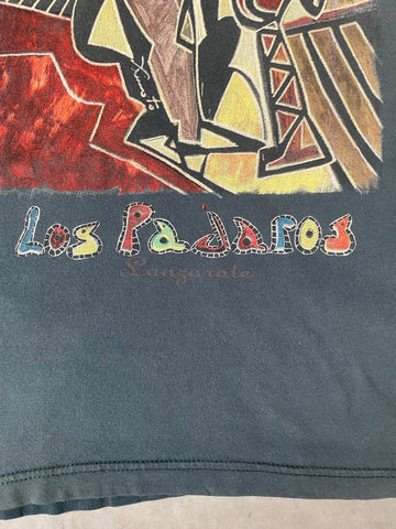 00's 「Los Pájaros」アートTシャツ