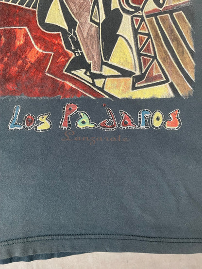 00's 「Los Pájaros」アートTシャツ