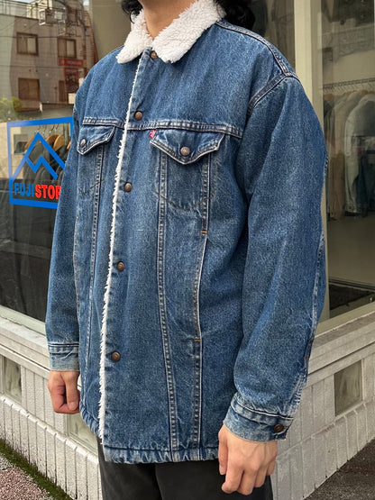 80's LEVI’S「70619-0218」USA製 デニムボアジャケット