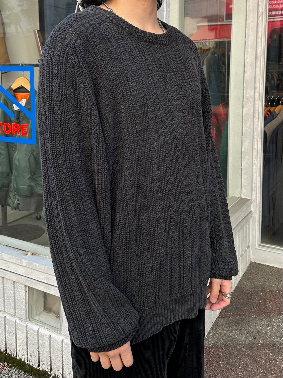 90's ST.JOHN'S BAY リブ編みコットンニット