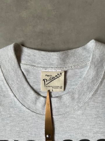 95's PABLO PICASSO「想像の中の肖像 5.6.69」USA製 アートTシャツ