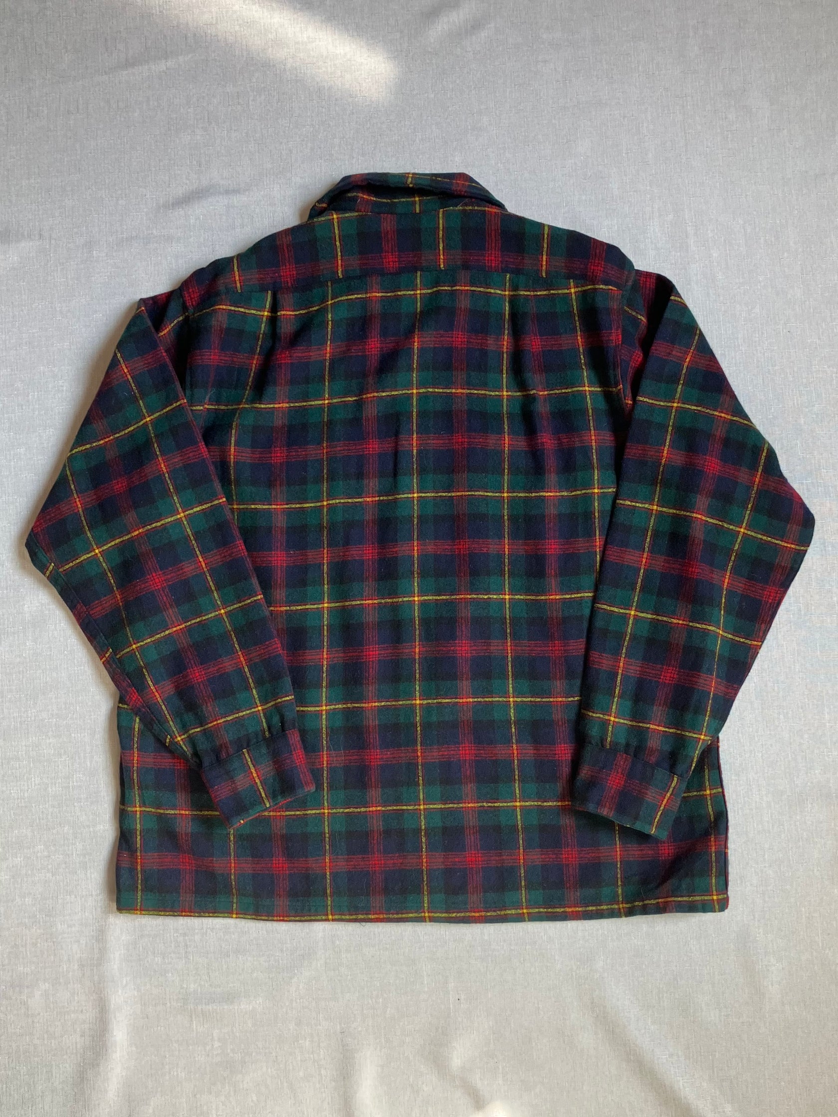 70's PENDLETON USA製 ウールチェックシャツ