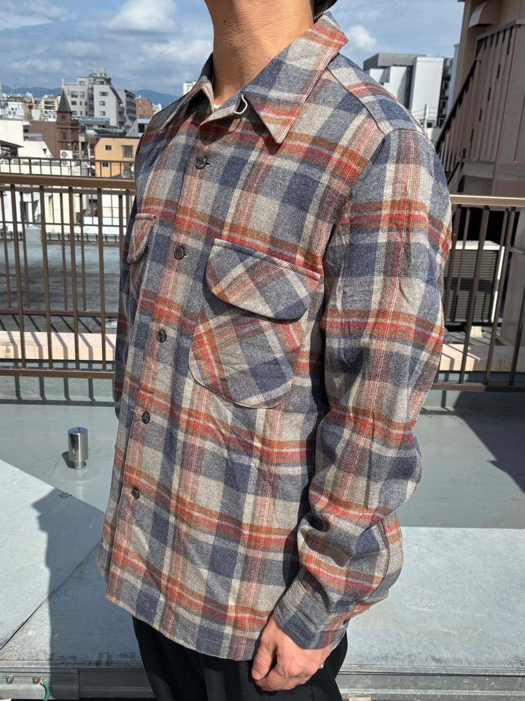 70's「Pendleton」USA製 ウールシャツ