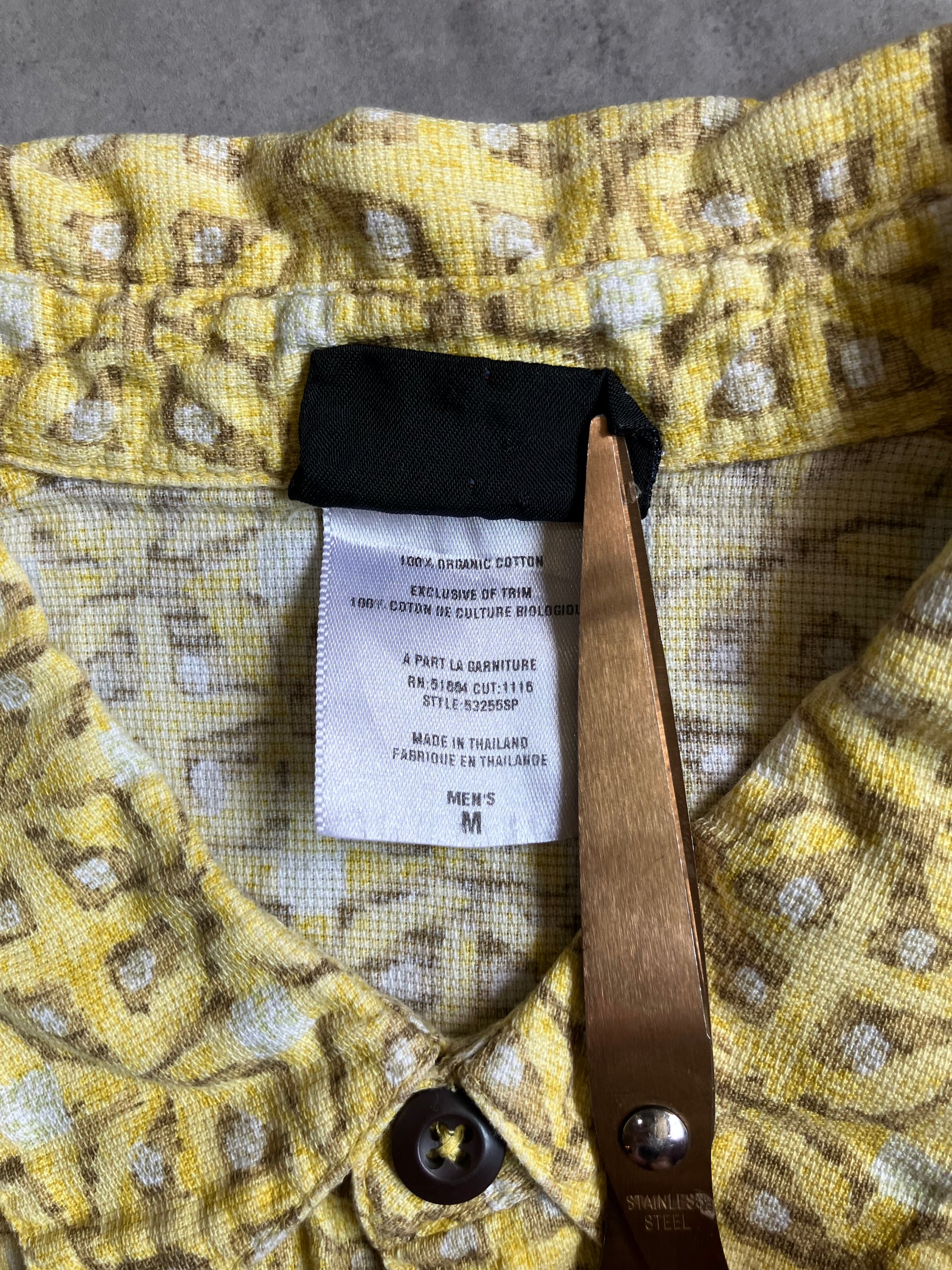 00's PATAGONIA「Organic Cotton」総柄シャツ