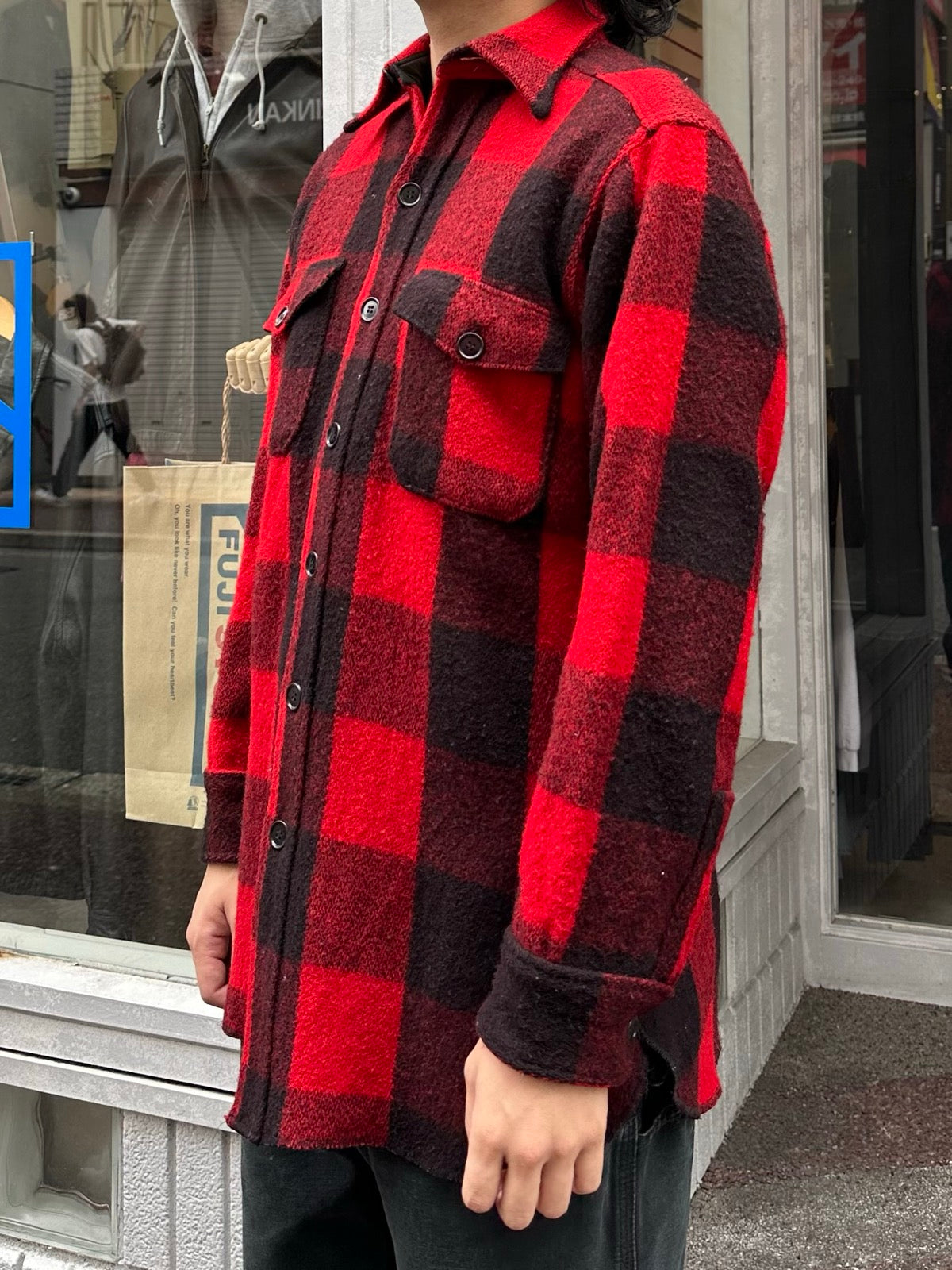 70's WOOLRICH C.O.Pシャツ　