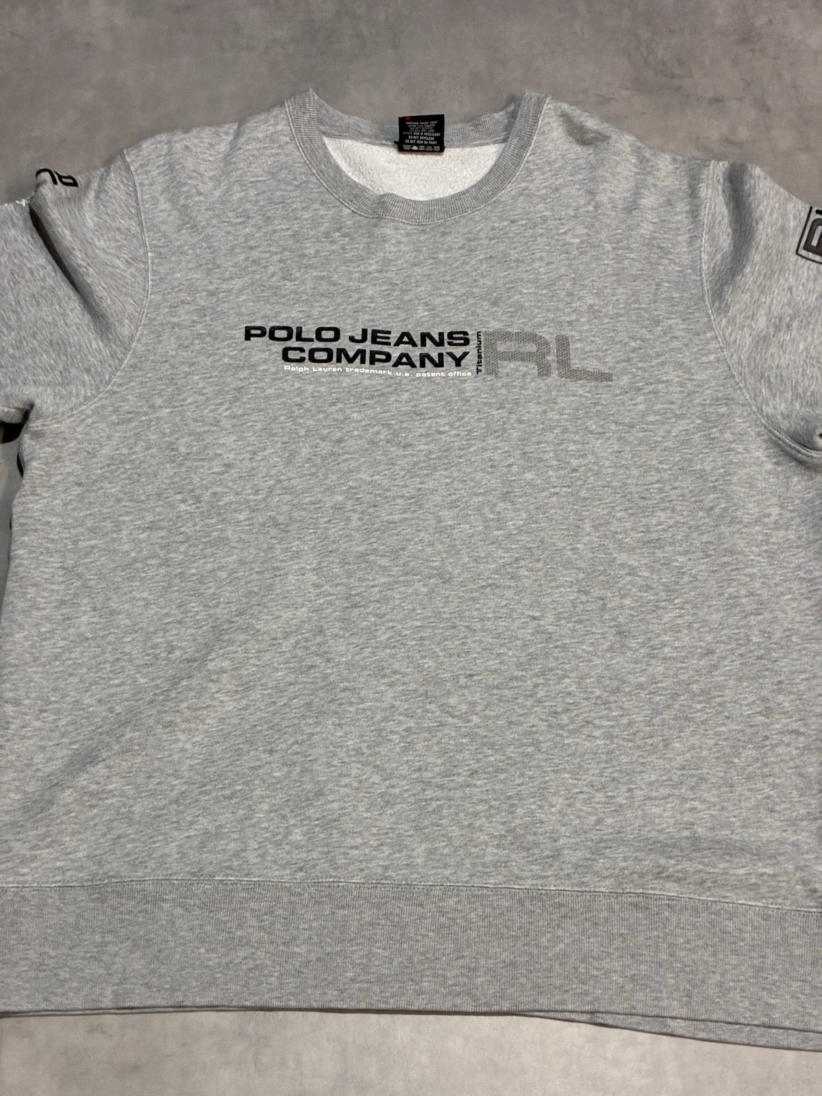 90's~00's RALPH LAUREN「POLO JEANS COMPANY」ロゴスウェット
