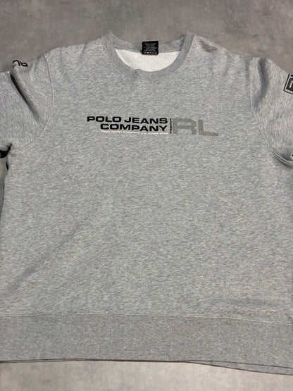 90's~00's RALPH LAUREN「POLO JEANS COMPANY」ロゴスウェット