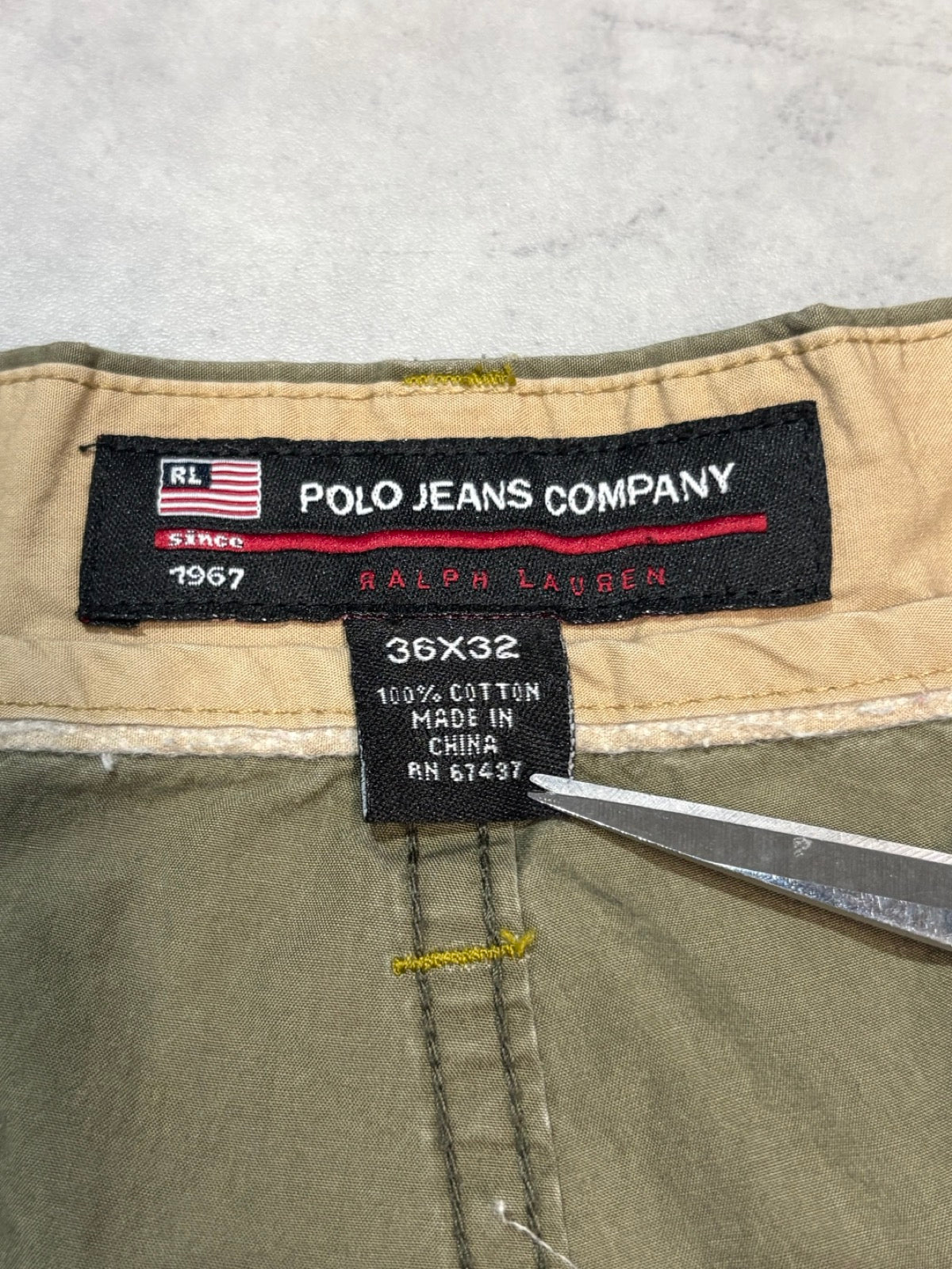 00's RALPH LAUREN「POLO JEANS COMPANY」カーゴパンツ