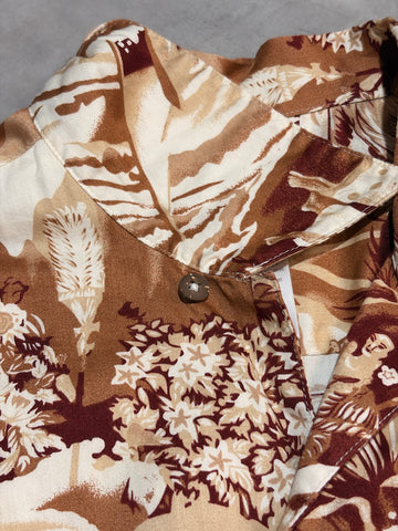 00's PATAGONIA「Pataloha」エンシェントサーフ柄　アロハシャツ