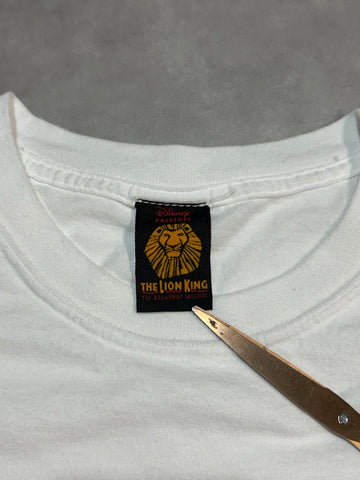 00's DISNEY「THE LION KING THE BROADWAY MUSICAL」キャラクターTシャツ