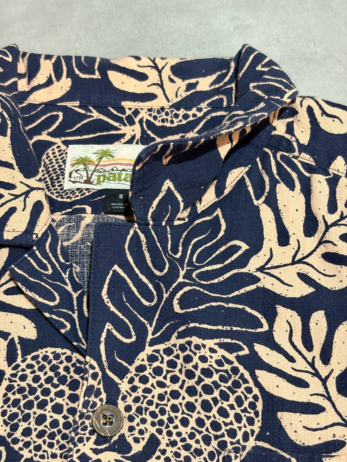 10's PATAGONIA「Pataloha」パンノキ柄　アロハシャツ